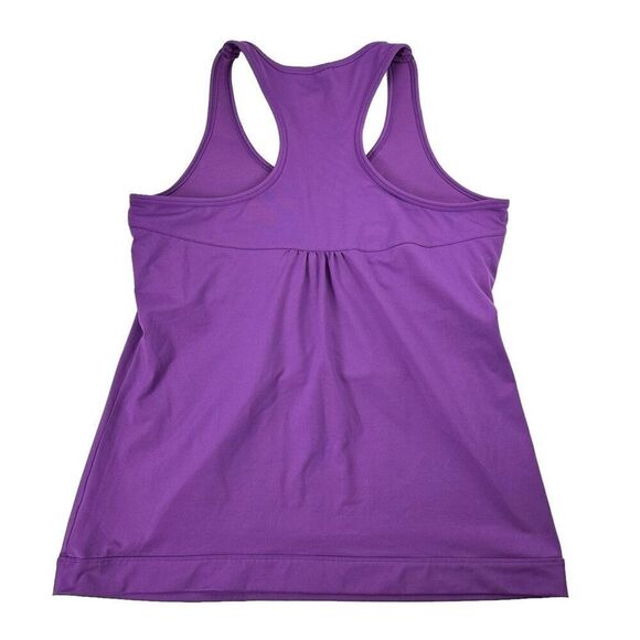 Athleta Tinker Tank Purple Size Large Racerback Style 903773 Built in Bra - Picture 3 of 8